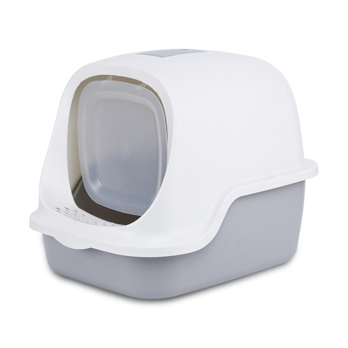 Cat Supplies Large Fully Enclosed Cat Litter Box Anti-splash Enclosed Cat Toilet Large Cat Litter Box
