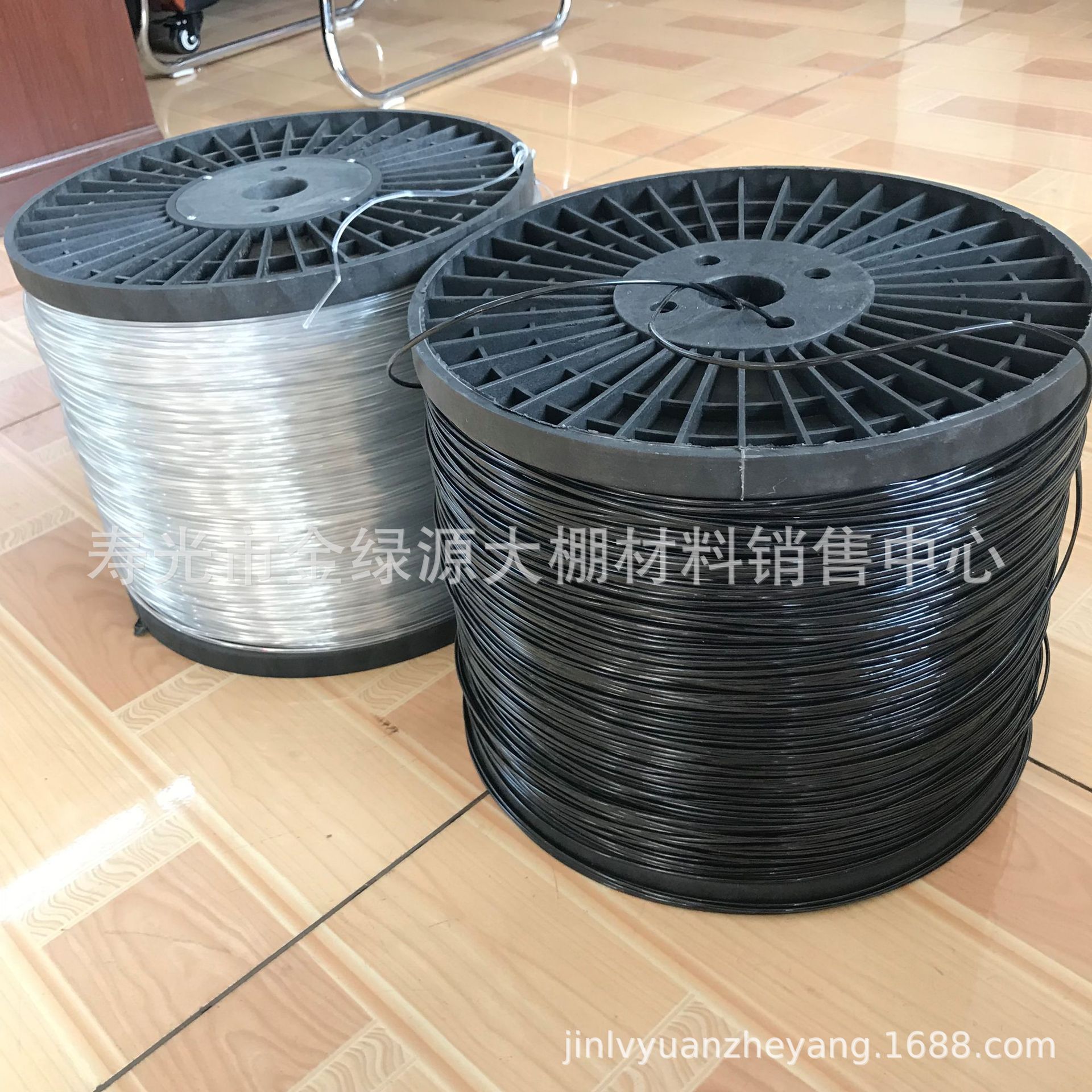 聚酯塑钢线 葡萄架温室大棚用聚酯黑托幕线  托幕线 遮阳网托幕线