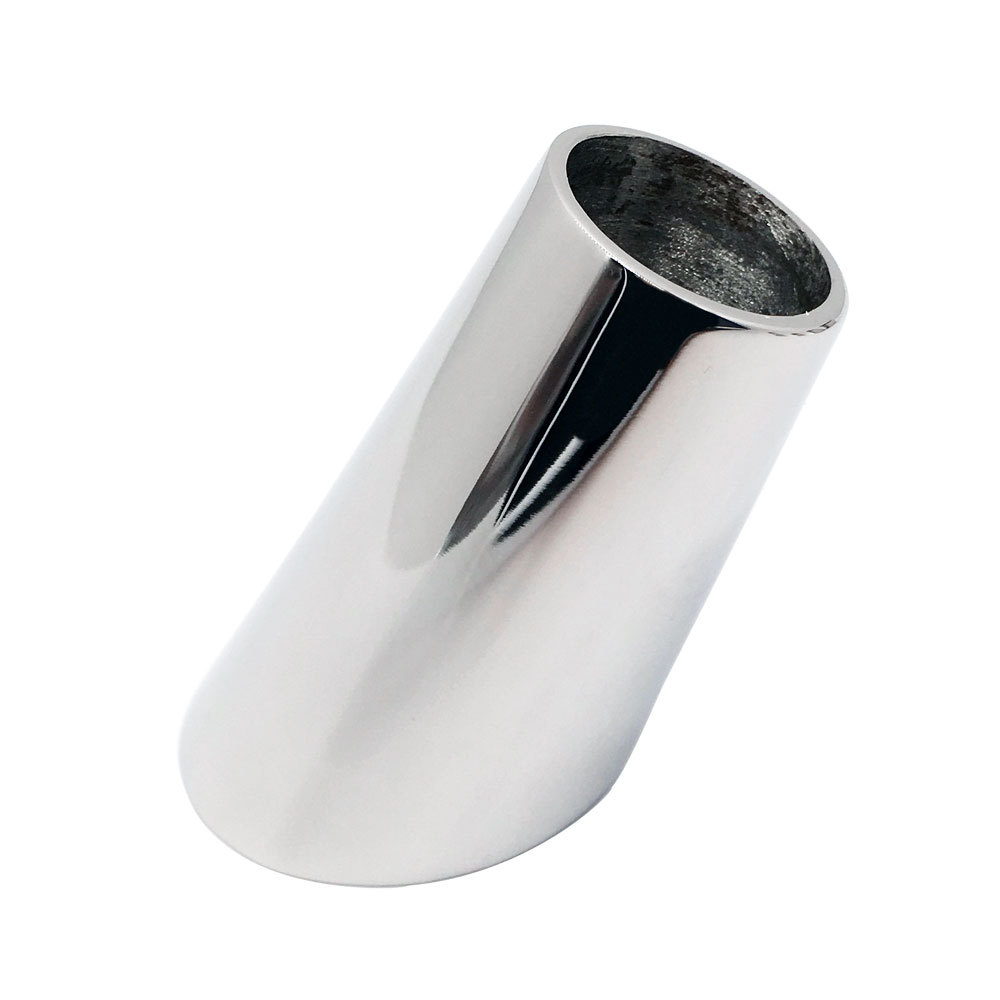 316不锈钢60度 旗杆座船用五金配件游艇配件栏杆不锈钢管底座跨境