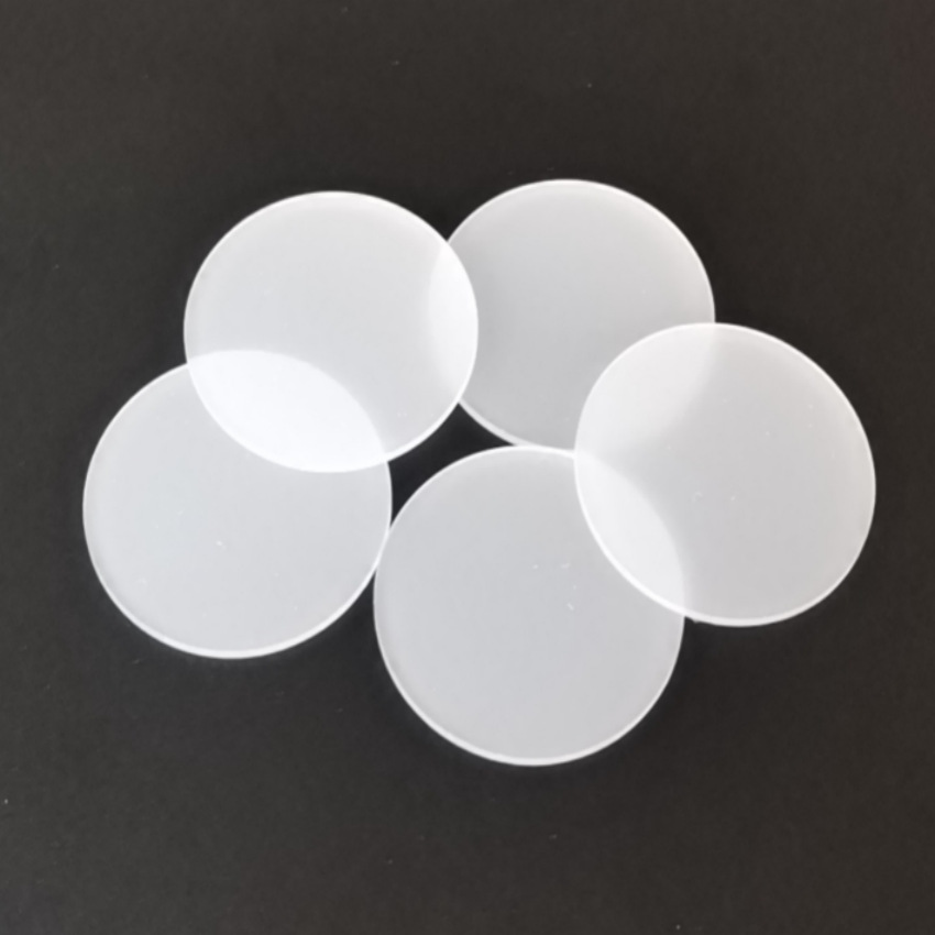 1mm-3mm不漏灯珠PC扩散板 亮面磨砂面扩散板 圆形方形PC光扩散板