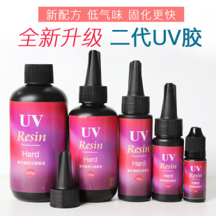 跨境亚马逊高硬度低气味UV树脂滴胶无影胶DIY2分钟快速固化UV胶水-阿里巴巴
