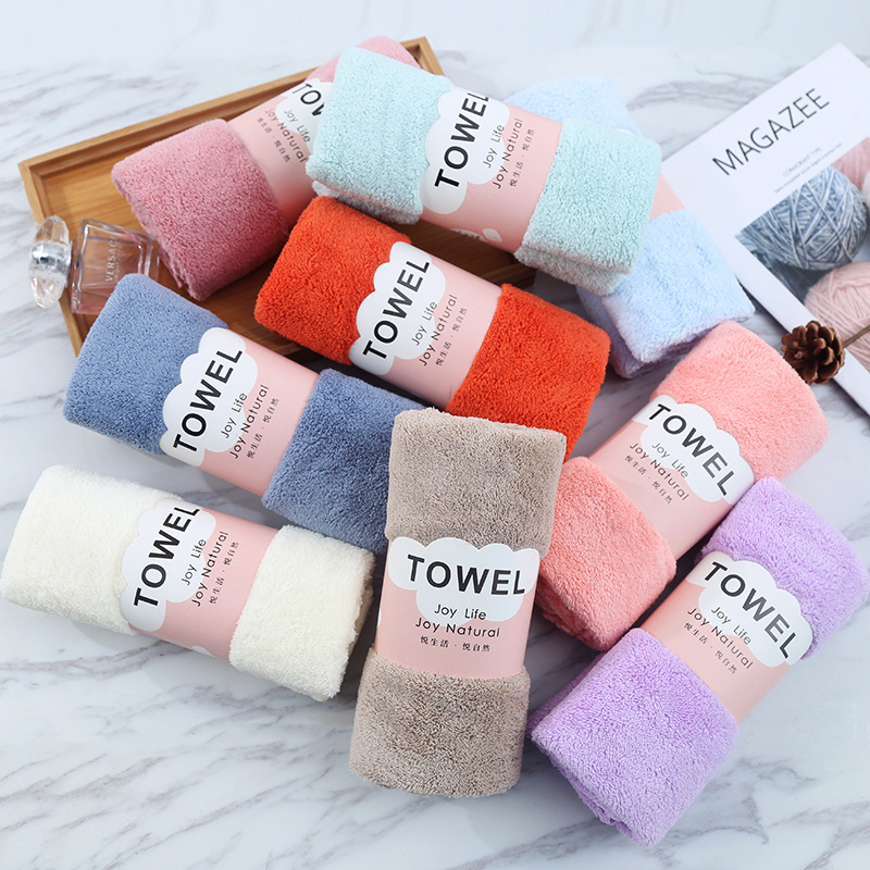 Manufacturer Wholesale 35*75cm Coral Velvet Towel Soft Thickeneded Towel Absorbent Household Daily Necessities Wholesale Manufacturer Wholesale 35*75cm Coral Velvet Towel Soft Thickeneded Towel Absorbent Household Daily Necessities Wholesale