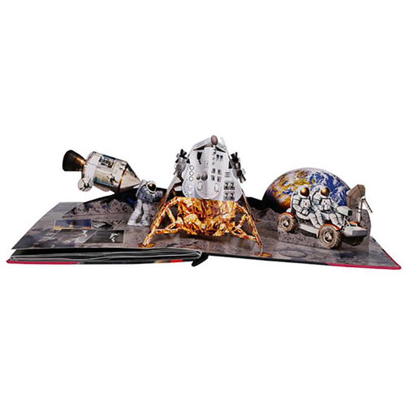 0-5岁儿童启蒙3D立体书定做印制 硬壳蝴蝶对裱精装儿童立体书定制