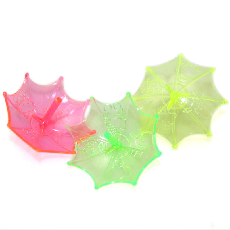 Colorful Mini Small Umbrella Pattern Ground Turning Transparent Mixed Rotary Top Children's Small Toy Gashapon Gashapon Gifts Colorful Mini Small Umbrella Pattern Ground Turning Transparent Mixed Rotary Top Children's Small Toy Gashapon Gashapon Gifts