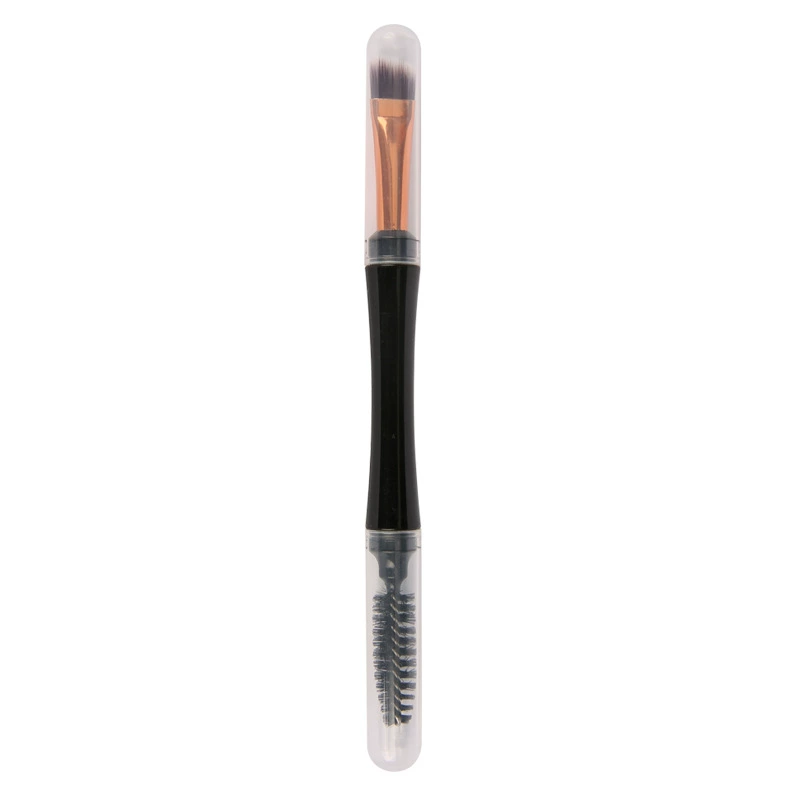 Double-sided cover with lid for eyelashes, curly handheld dustproof brush
