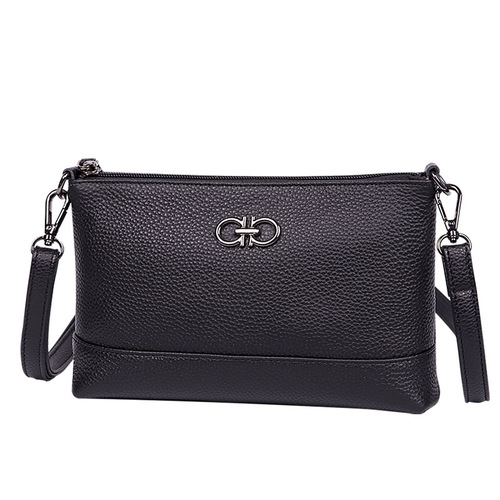 Genuine leather bag for women 2024 new fashion soft leather shoulder bag versatile simple top layer cowhide crossbody small bag for women