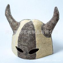 白色 灰色羊毛毡浴帽 桑拿帽子 帽子帽胚均 支持批发