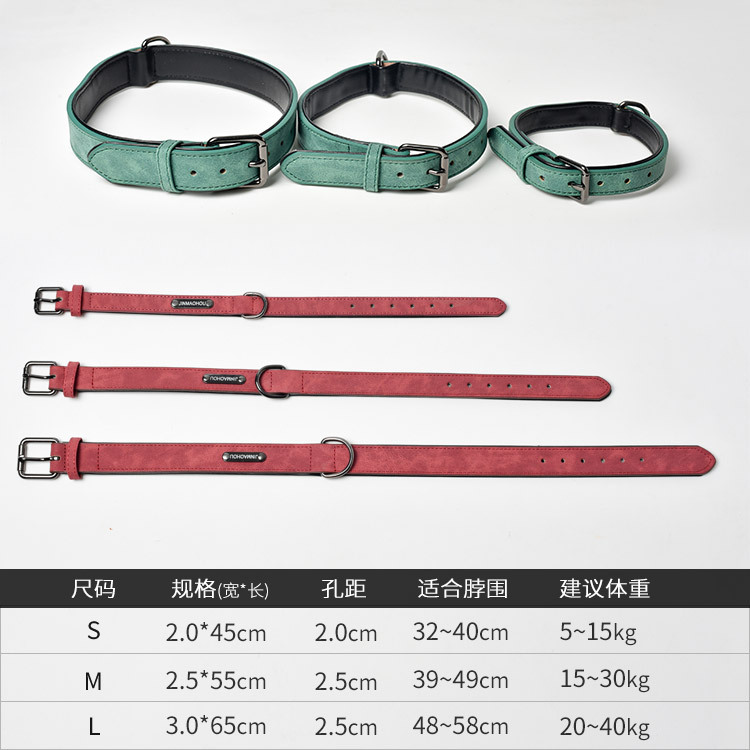 Collar de perro collar de mascota collar de tracción para perros medianos y grandes collar de entrenamiento de perro ajustable en stock al por mayor