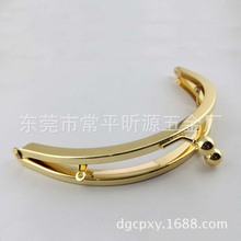 供应金色皮具五金扣手袋五金， 钱包铰口 ，手袋铰 铰包五金