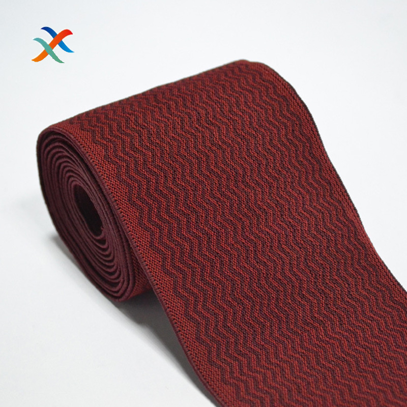 鑫鑫织造橡筋斜纹松紧带 包边织带弹力绳  高弹力提花松紧带