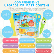 跨境Y-BOOK点读书儿童早教英语学习机新款智能玩具有声电子书