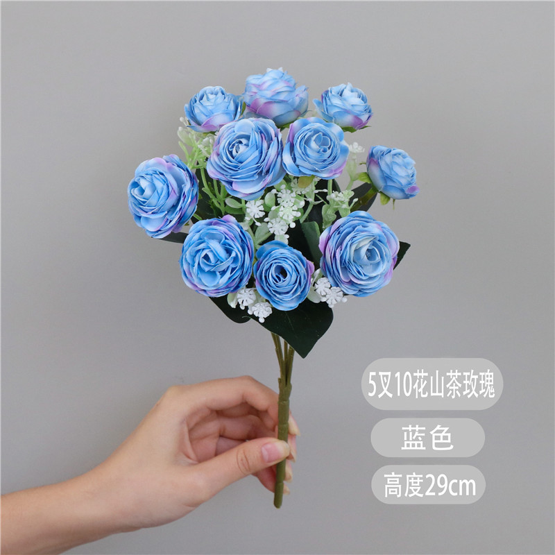 5 포크 10 꽃 마운틴 티 로즈 블루