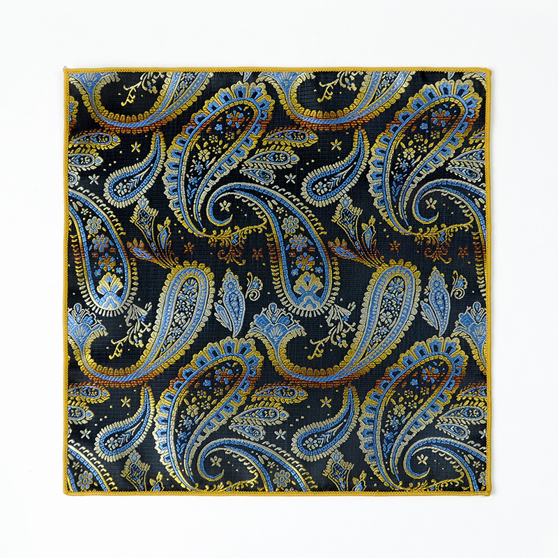 Corbata de hombre bufanda cuadrada pequeña al por mayor moda coreana de todo fósforo tendencia retro bordado patrón traje bufanda de bolsillo