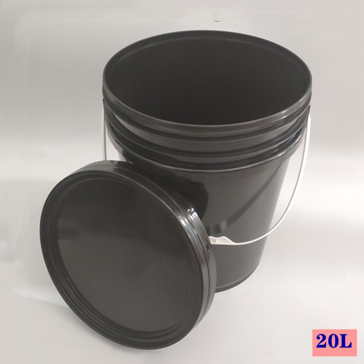 20L水性油漆桶 黑色化工涂料桶20kg润滑油桶现货量大从优