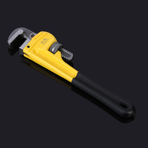 Manufacturer's supply: American heavy-duty plastic-coated pipe wrench, pipe repair wrench, fast and labor-saving olecranon pipe wrench, water pipe wrench