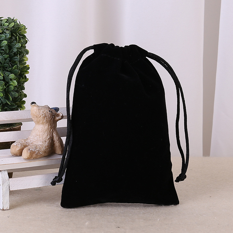 Suministro directo de fábrica Cisne franela bolsa de terciopelo bolsa de cordón joyería bolsa de terciopelo bolsa de almacenamiento de terciopelo