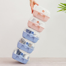 透明鞋盒收纳盒加厚鞋子鞋柜收纳抽屉式整理箱pp塑料简易鞋架批发