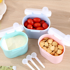 Portable, High-Capacity Storage Jar for Baby Formula and Rice Cereal—Mini Sealed Dividers for Convenient Portioning