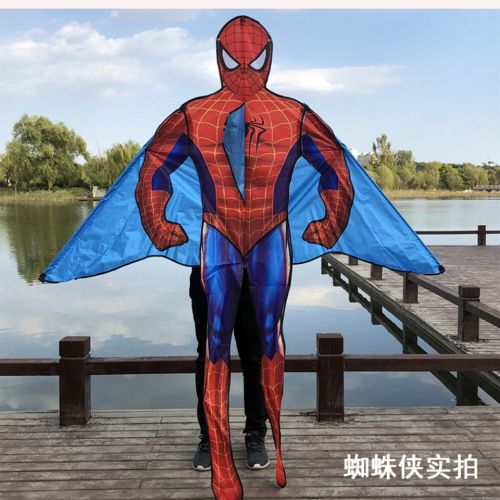New Kite 3D Ultra Slow Kite Weifang Children's Cartoon Triangle Kite Easy to Fly Manufacturer Wholesale Street Stall Toy