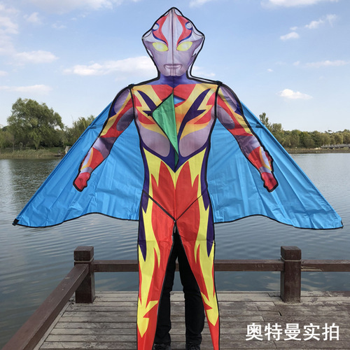 New Kite 3D Ultra Slow Kite Weifang Children's Cartoon Triangle Kite Easy to Fly Manufacturer Wholesale Street Stall Toy