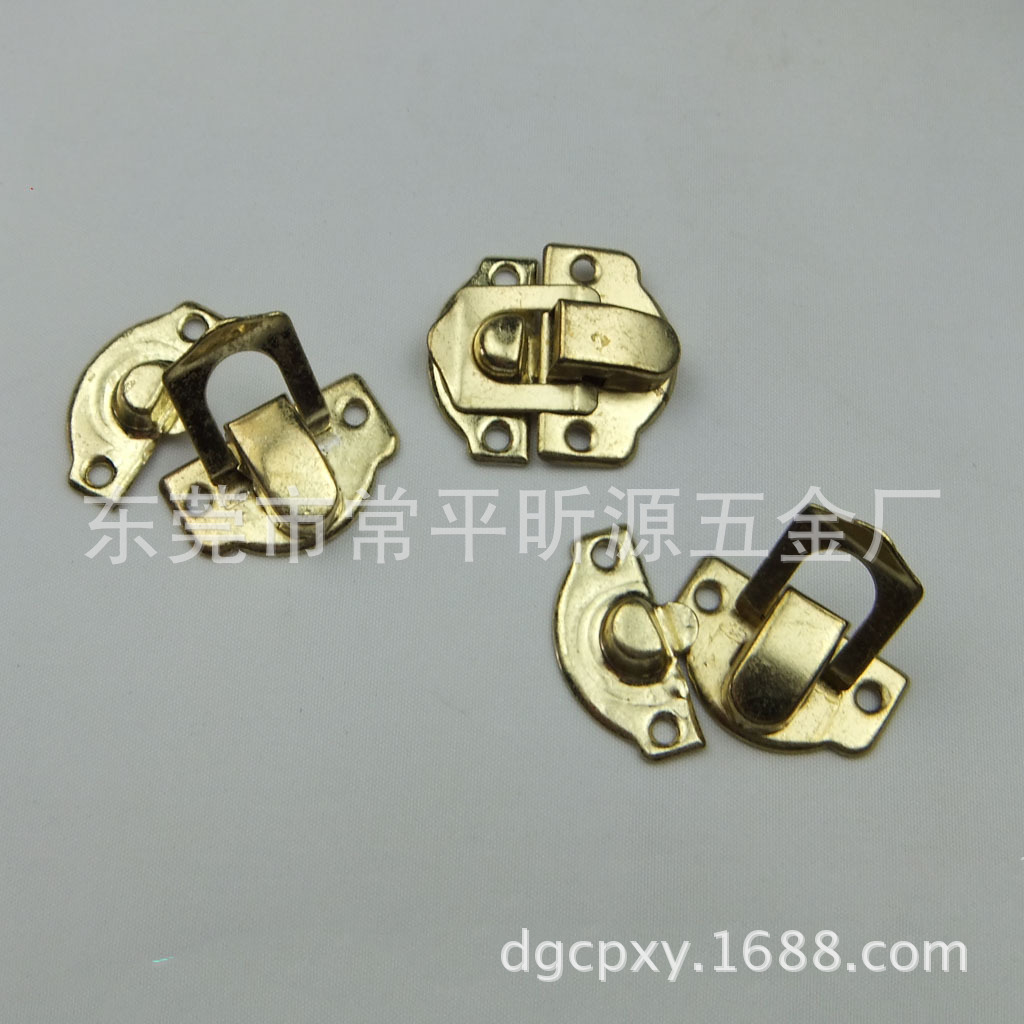 厂家供应胶盒锁扣，箱包 五金配件扣，礼品木盒扣