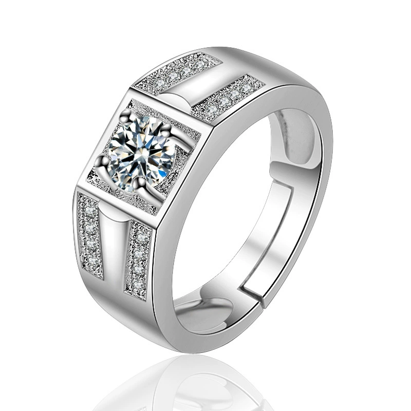 (Cross-border trading), wedding ring with zircon, accessory, Korean style