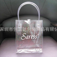 PVC手提红酒袋可印刷胶管手提加冰半透明有色材料