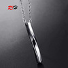 Brand spiral, necklace stainless steel, pendant suitable for men and women hip-hop style, Japanese and Korean