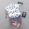 Summer clothing, cartoon cute set, children's summer shirt, 0-1-3 years, children's clothing