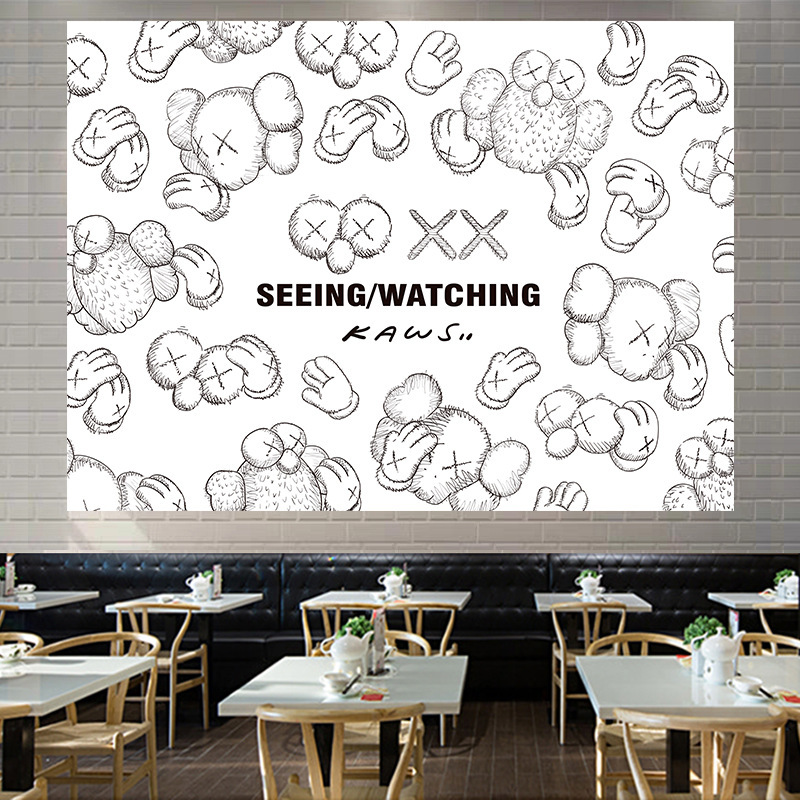 Internet Celebrity Hanging Cloth Scandinavian Ins Trendy Brand Sesame Street Background Cloth Wall Cloth Room Layout Dormitory Bedside Decoration Tapestry