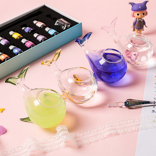 Factory direct sales transparent color pen bottle high quality sketching portable watercolor gouache paint brush washer