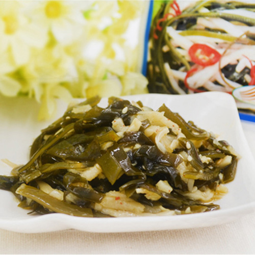 Abobo Aromatic Crispy Bamboo Shoot and Seaweed Slivers 80g*10 Pack, 24 Provinces Fujian Specialty Pickles, Side Dishes
