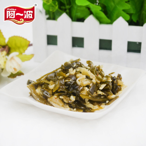Abobo Aromatic Crispy Bamboo Shoot and Seaweed Slivers 80g*10 Pack, 24 Provinces Fujian Specialty Pickles, Side Dishes