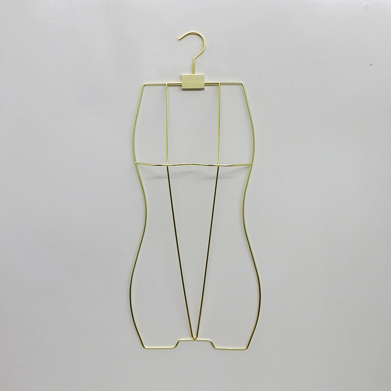 Golden children's swimsuit rack