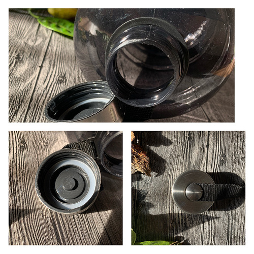 2.2L Plastic Sports Bottle PETG Gym Large Capacity Dumbbell Cup Portable Bucket Cup Sports Gift Water Bottle