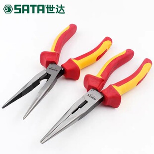 Shida Hardware Tools Insulated Multifunctional Needle Nose Pliers 8inch Needle Nose Pliers 6inch Needle Nose Pliers 70131 70132