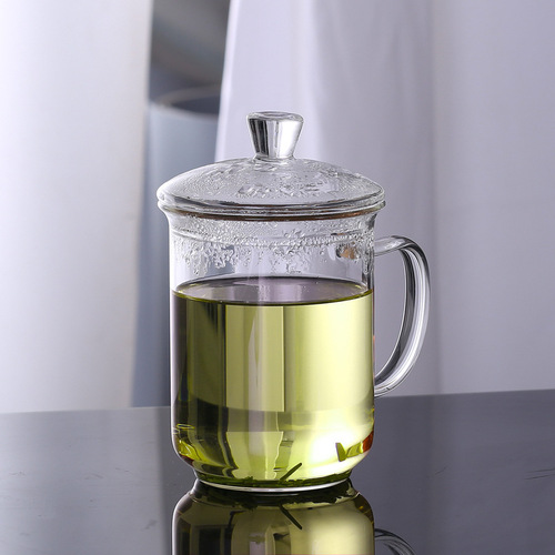 Zhenqi wholesale office cup household glass tea cup conference office water cup wholesale gift glass