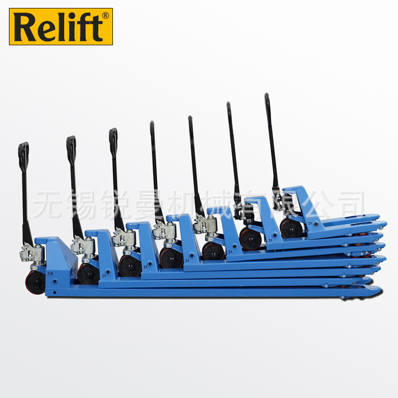 DBL非标可做型手动液压车 加宽 加长地牛拖板升降手推车厂家直销