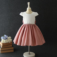 朵朵公主儿童高档露背连衣裙表演裙蓬蓬公主礼服裙