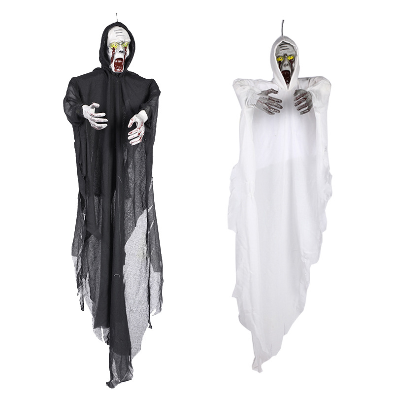 Truco de Halloween que gira accesorios fantasma venta por mayor truco de diseño de escena de Halloween divertido gran fantasma giratorio