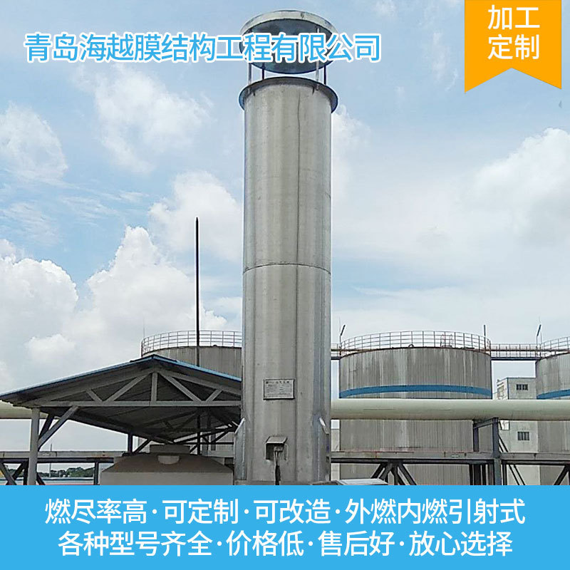 青岛海越内燃式沼气火炬设备用工程化工内燃式自动