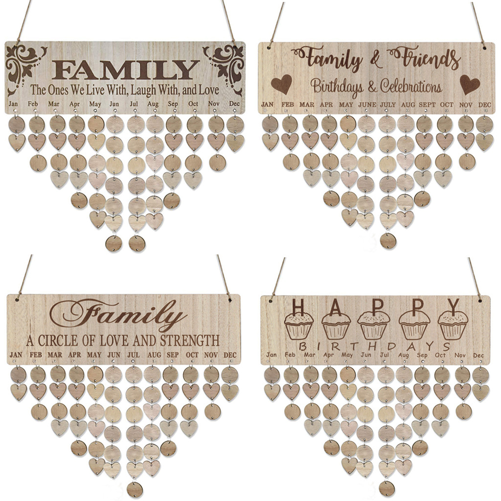 Wooden calendar