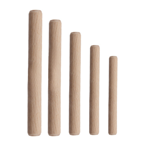 m6m8m10m12 round wood plug wooden stick wooden tenon stick twill wooden nail wedge wooden bolt connection piece three-in-one wood figure