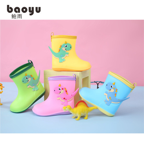 Manufacturer baby rain boots water shoes children's rain boots boys 1-2 years old 3 children infants cute lightweight children girls
