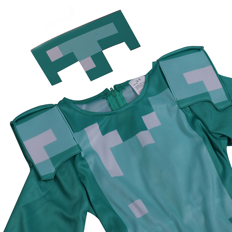 Mi mundo armadura de diamante juego infantil tema Cosplay Halloween junio 1 traje de rol