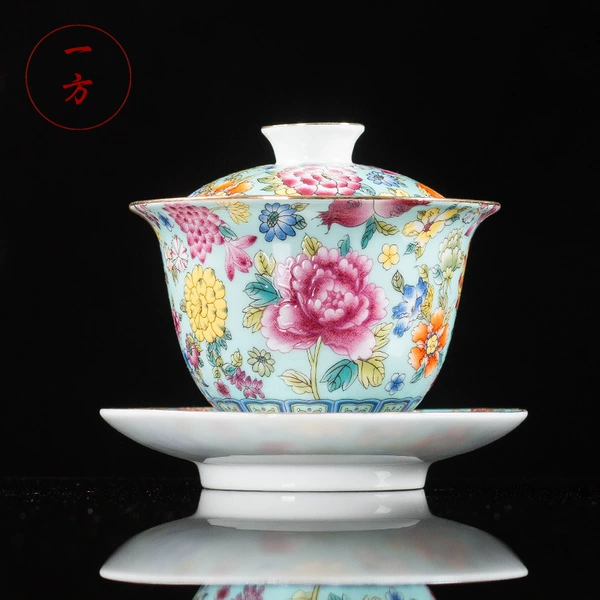 Princess Blue Cover Bowl