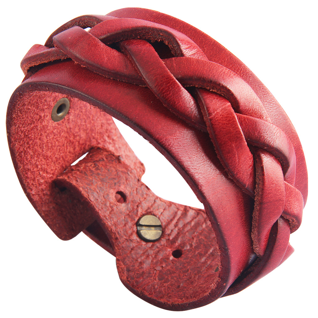 Double -layer woven red