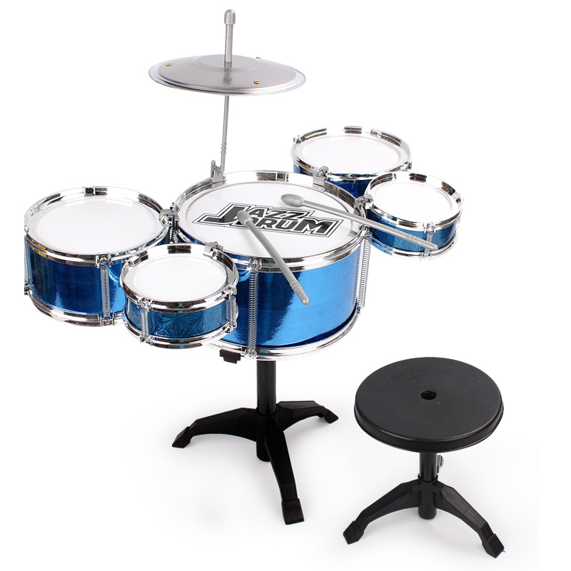 Conjunto de tambor de simulación de niños grandes del tambor de la música de los niños grande juego de tambor de la simulación de los niños grandes