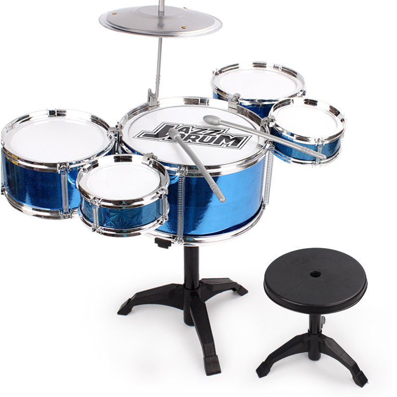 Conjunto de tambor de simulación de niños grandes del tambor de la música de los niños grande juego de tambor de la simulación de los niños grandes