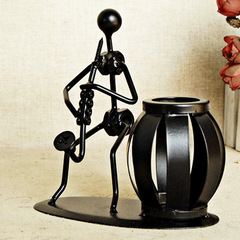 New 2022 Gift Guitar Band Music Performer Iron Metal Pen Holder Promotional Item Gift Multiple Styles